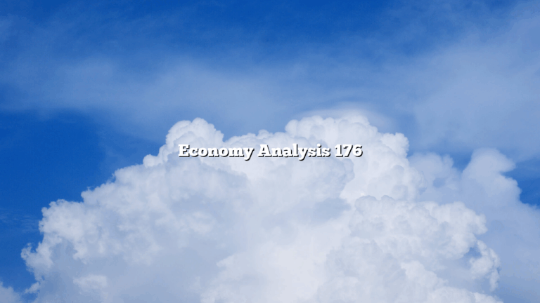 Economy Analysis 176